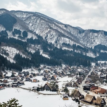 snow village at Shirakawago